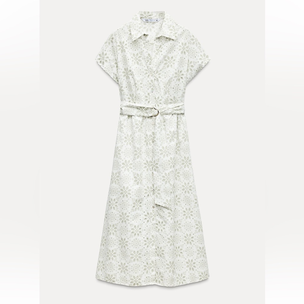 Elegant White Floral Dress